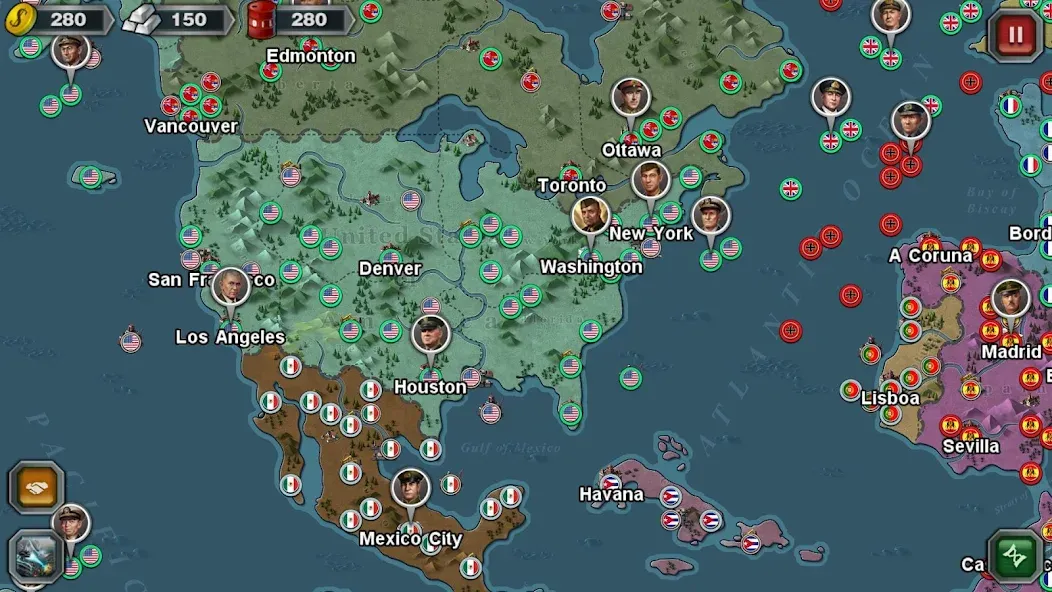 World Conqueror 3-WW2 Strategy (Ворлд Конкерор 3) [МОД: Много денег, Монет и Все открыто] Screenshot 2