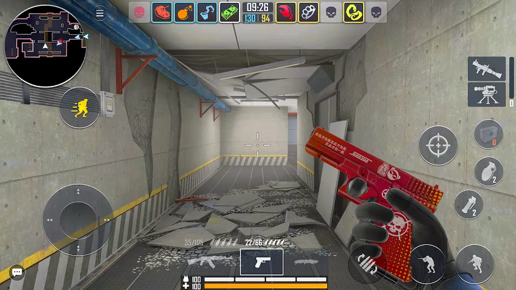 Fire Strike - Gun Shooter FPS (Файр страйк) [МОД: Деньги, Монеты и Меню MOD] Screenshot 2