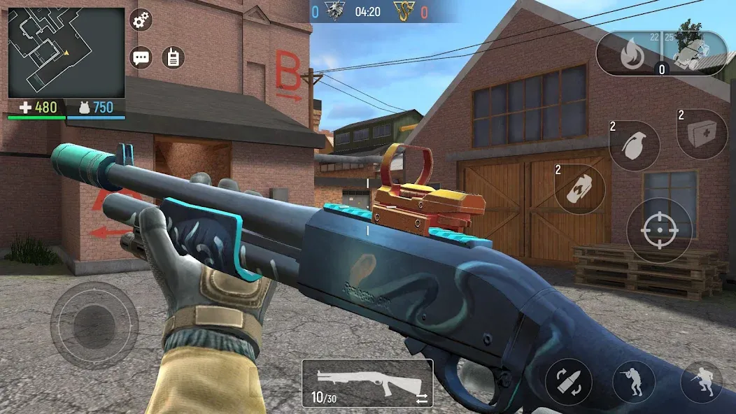 Modern Ops: Gun Shooting Games (Модерн Опс) [МОД: Бесконечные деньги, Монеты и Мега MOD] Screenshot 5
