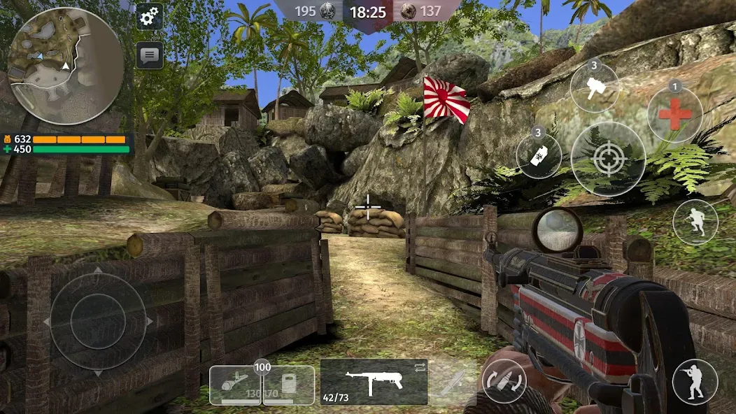 World War 2: Shooting Games (Вторая мировая война) [МОД: Много денег, Монет и Все открыто] Screenshot 1