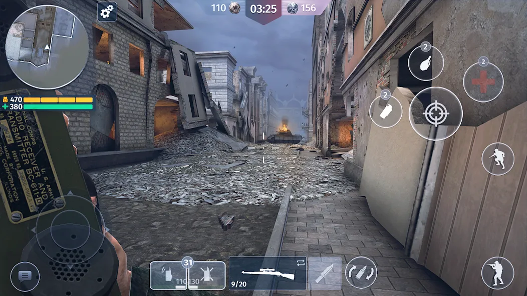 World War 2: Shooting Games (Вторая мировая война) [МОД: Много денег, Монет и Все открыто] Screenshot 2