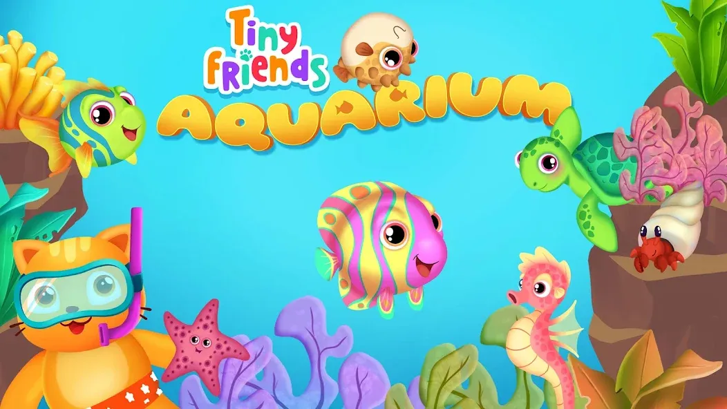 Baby Aquarium - Fish game [МОД: Много монет, Открытые уровни и Мега MOD] Screenshot 4