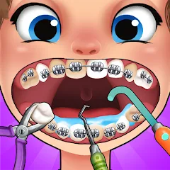 Скачать Dentist games [МОД: Все открыто, Дополнительные деньги и Меню MOD] | Взлом Dentist games на Андроид
