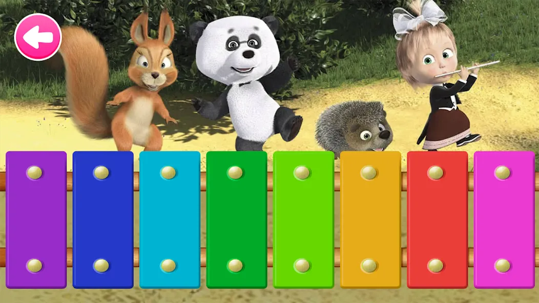 Masha and the Bear Educational [МОД: Бесконечные деньги, Монеты и Мега MOD] Screenshot 2