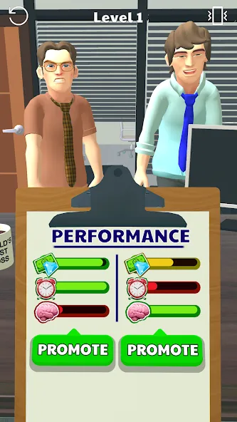Boss Life 3D: Office Adventure (Босс Лайф 3Д) [МОД: Все открыто, Дополнительные деньги и Меню MOD] Screenshot 1