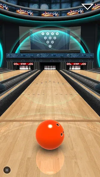 Bowling Game 3D (Боулинг игра 3D) [МОД: Все открыто, Дополнительные деньги и Меню MOD] Screenshot 1