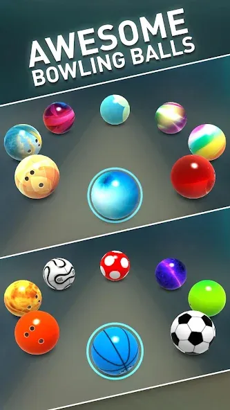 Bowling Game 3D (Боулинг игра 3D) [МОД: Все открыто, Дополнительные деньги и Меню MOD] Screenshot 2