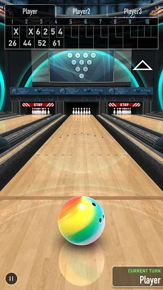 Bowling Game 3D (Боулинг игра 3D) [МОД: Все открыто, Дополнительные деньги и Меню MOD] Screenshot 4