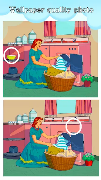 Differences: Spot a Difference (Диференсес) [МОД: Бесконечные деньги, Монеты и Мега MOD] Screenshot 2