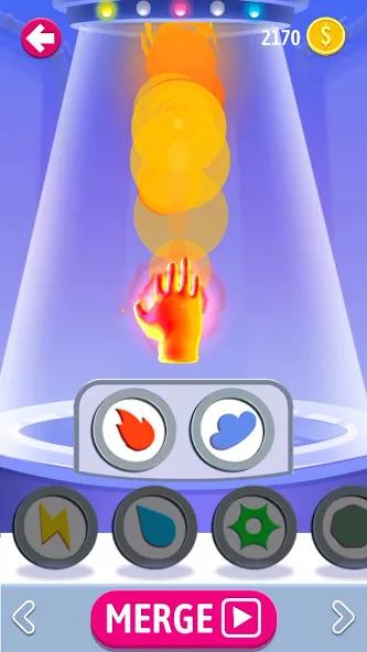 Elemental Gloves - Magic Power (Элементальные перчатки) [МОД: Много денег, Монет и Все открыто] Screenshot 1