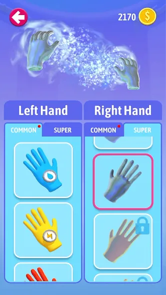 Elemental Gloves - Magic Power (Элементальные перчатки) [МОД: Много денег, Монет и Все открыто] Screenshot 4