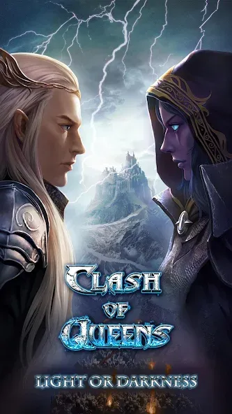 Clash of Queens: Light or Dark (Клаш оф Квинс) [МОД: Деньги, Монеты и Меню MOD] Screenshot 1