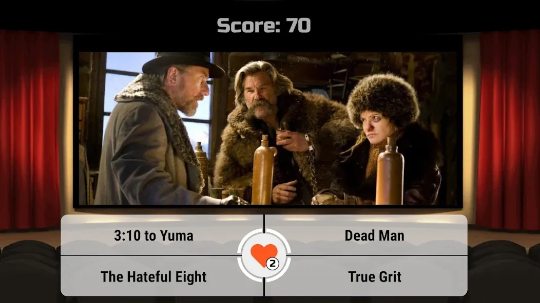 Guess the movie trivia [МОД: Все открыто, Дополнительные деньги и Меню MOD] Screenshot 2