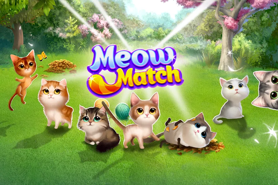Meow Match (Мяу Матч) [МОД: Все открыто, Дополнительные деньги и Меню MOD] Screenshot 3