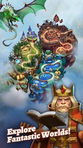 Dragon Strike: Puzzle RPG (Драгон Страйк) [МОД: Много монет, Открытые уровни и Мега MOD] Screenshot 4