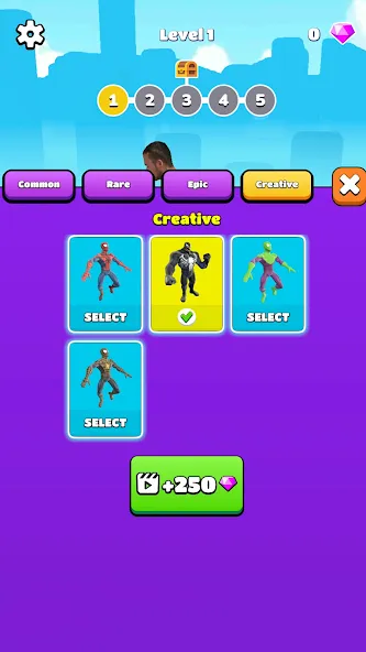 Symbiote Rush (Симбиот Раш) [МОД: Много монет, Открытые уровни и Мега MOD] Screenshot 5