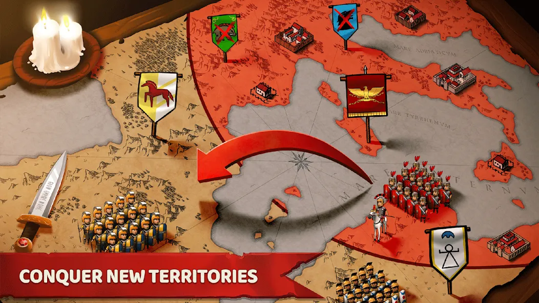 Grow Empire: Rome (Гроу Эмпайр) [МОД: Много монет, Открытые уровни и Мега MOD] Screenshot 3