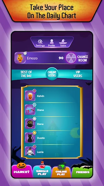 Online Hangman Word Game (Онлайн игра в слова Висельник) [МОД: Деньги, Монеты и Меню MOD] Screenshot 3