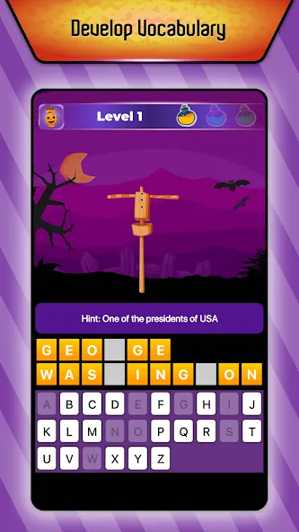 Online Hangman Word Game (Онлайн игра в слова Висельник) [МОД: Деньги, Монеты и Меню MOD] Screenshot 5