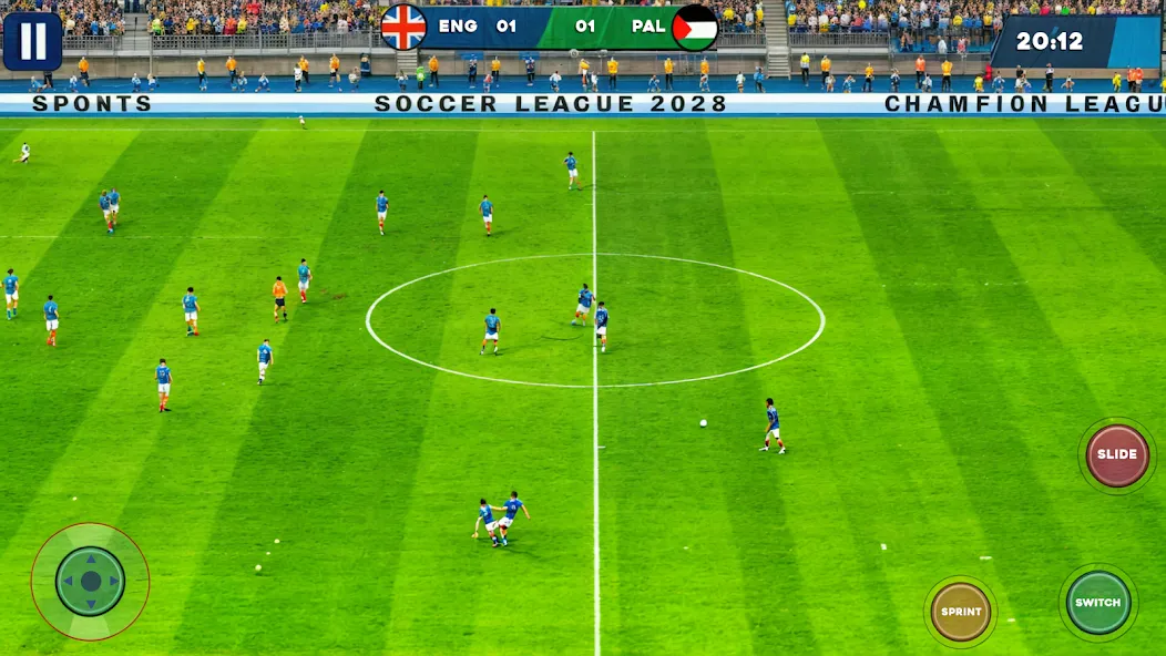 Soccer Games Football League (Соккер Геймс Футбол 2023) [МОД: Меню, Бесконечные монеты и Открытые уровни] Screenshot 1
