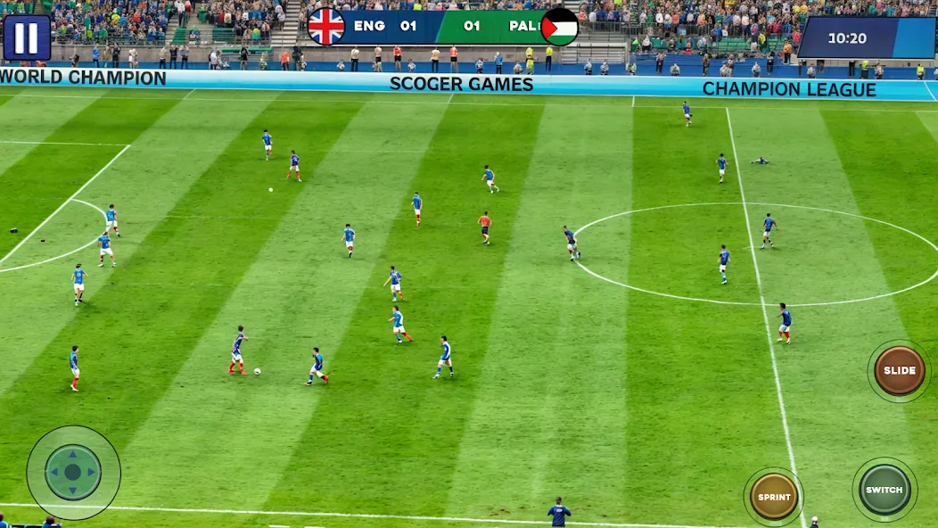 Soccer Games Football League (Соккер Геймс Футбол 2023) [МОД: Меню, Бесконечные монеты и Открытые уровни] Screenshot 2