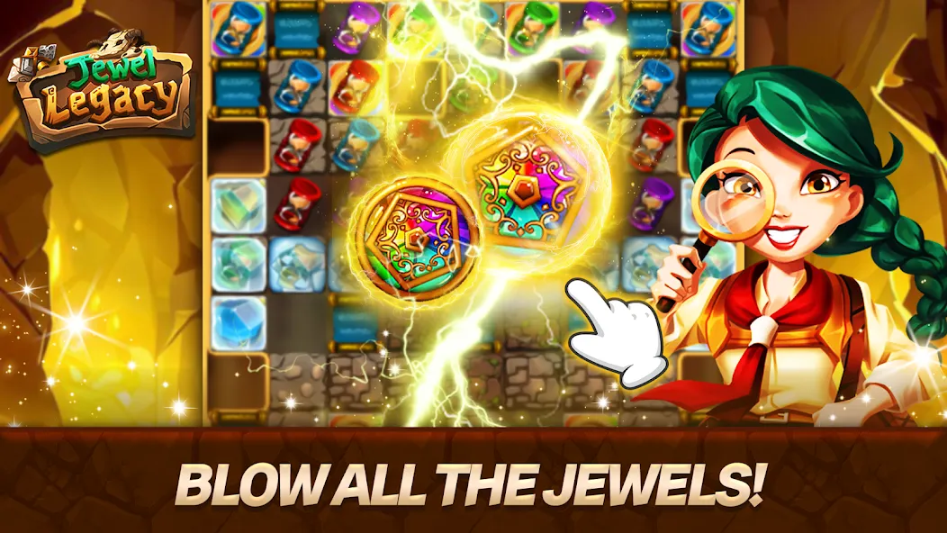 Jewel Legacy (Джуэл Легаси) [МОД: Много монет, Открытые уровни и Мега MOD] Screenshot 1