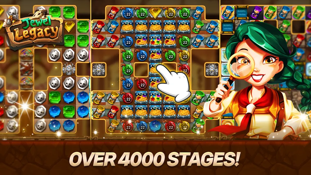 Jewel Legacy (Джуэл Легаси) [МОД: Много монет, Открытые уровни и Мега MOD] Screenshot 4