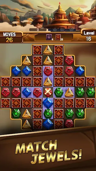 Fantastic Jewel Lost Kingdom (Фантастическое утраченное королевство драгоценностей) [МОД: Меню, Бесконечные монеты и Открытые уровни] Screenshot 4