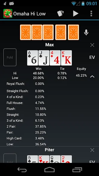 Poker Calculator [МОД: Деньги, Монеты и Меню MOD] Screenshot 2