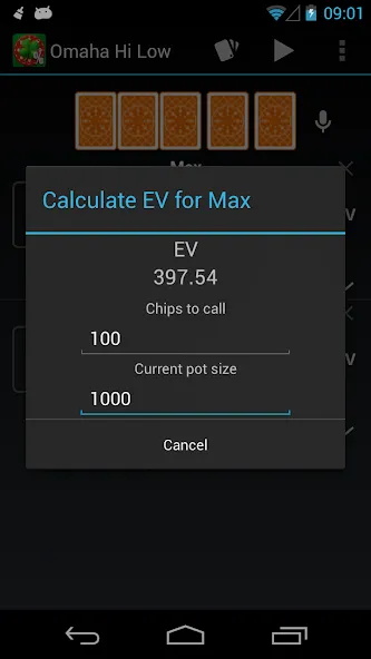 Poker Calculator [МОД: Деньги, Монеты и Меню MOD] Screenshot 5