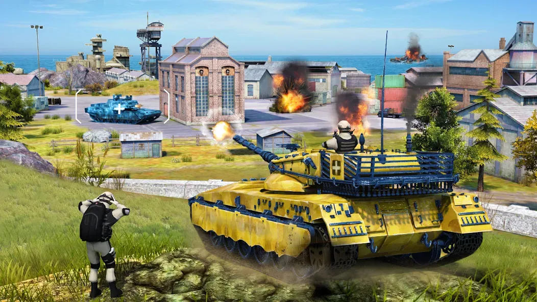 Tank Battle Army Games 2023 [МОД: Много денег, Монет и Все открыто] Screenshot 2