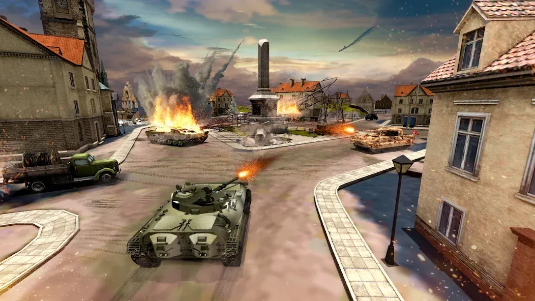 Tank Battle Army Games 2023 [МОД: Много денег, Монет и Все открыто] Screenshot 3