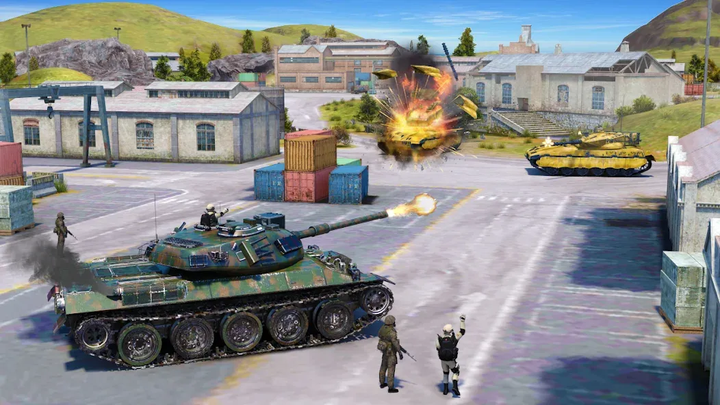 Tank Battle Army Games 2023 [МОД: Много денег, Монет и Все открыто] Screenshot 4