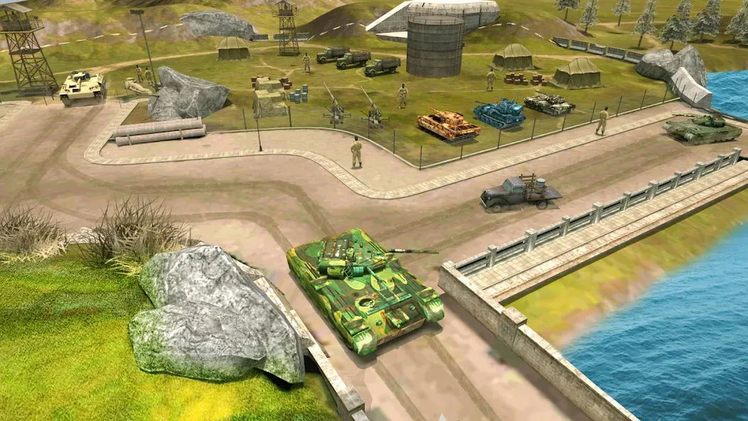 Tank Battle Army Games 2023 [МОД: Много денег, Монет и Все открыто] Screenshot 5