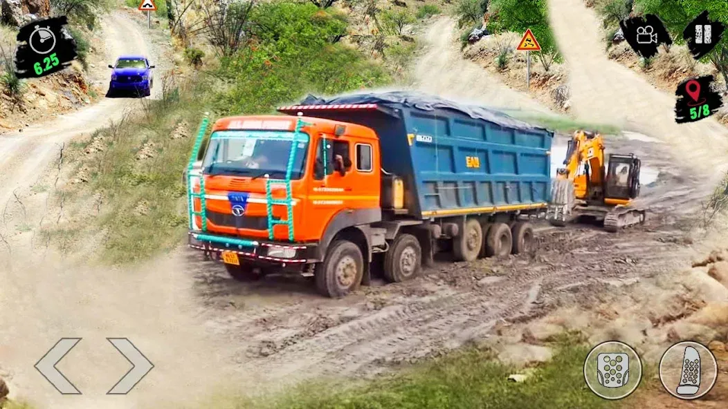 Cargo Truck Simulator Games 3D (Американский симулятор вождения грузовика) [МОД: Меню, Бесконечные монеты и Открытые уровни] Screenshot 5