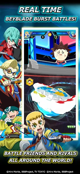 Beyblade Burst Rivals (Бейблэйд Берст Ривалс) [МОД: Много монет, Открытые уровни и Мега MOD] Screenshot 2
