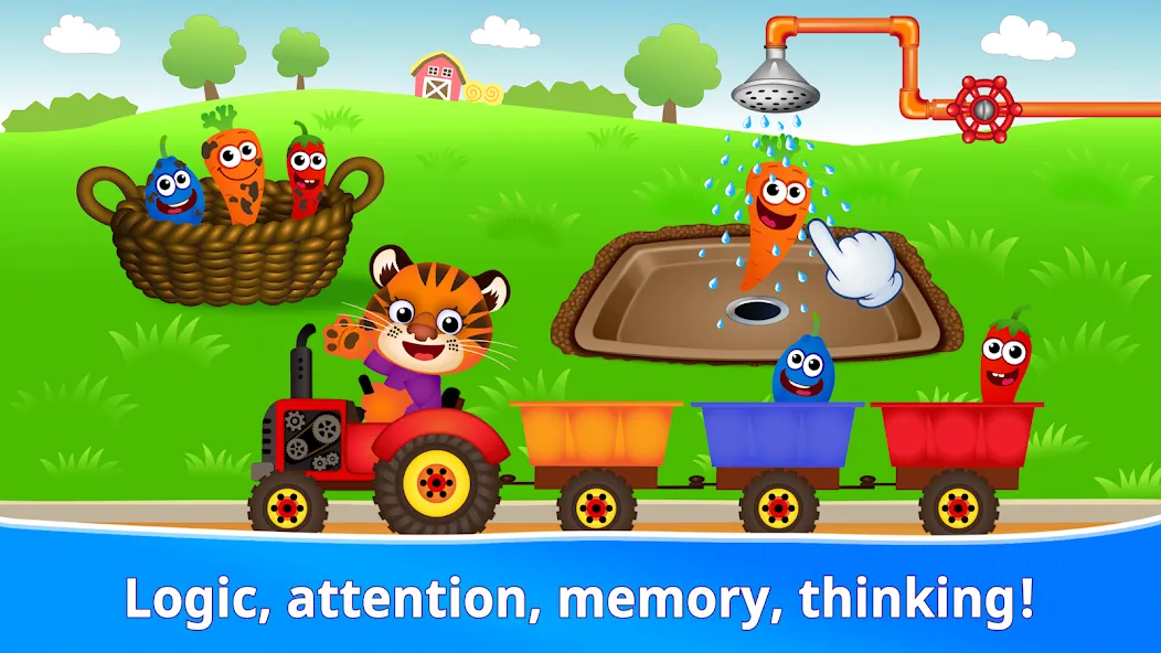 Educational games for toddlers [МОД: Все открыто, Дополнительные деньги и Меню MOD] Screenshot 2