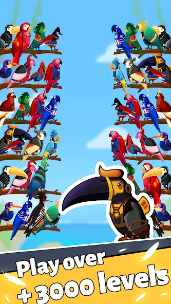 Bird Puzzle - Color Game [МОД: Все открыто, Дополнительные деньги и Меню MOD] Screenshot 4