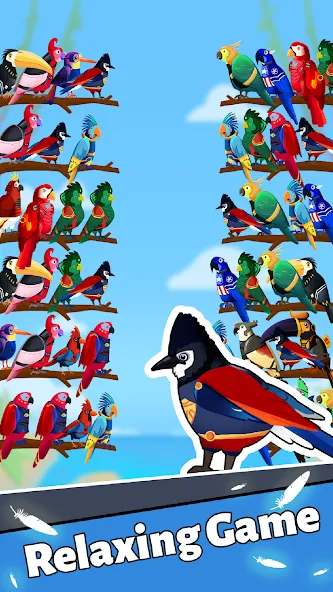 Bird Puzzle - Color Game [МОД: Все открыто, Дополнительные деньги и Меню MOD] Screenshot 5