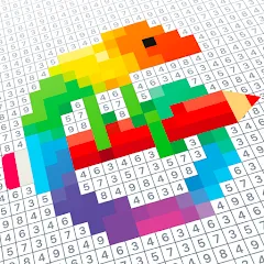 Скачать Pixel Art - Color by Number (Пиксельное искусство) [МОД: Бесконечные деньги, Монеты и Мега MOD] | Взлом Pixel Art - Color by Number на Андроид
