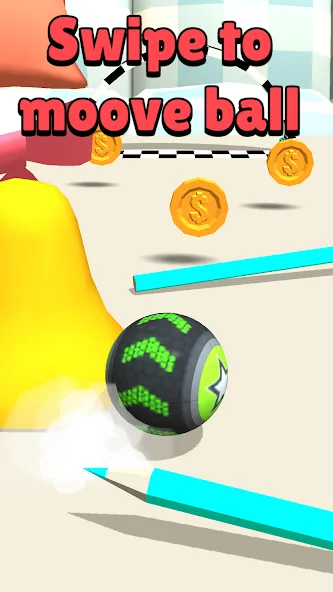 Toy Going Ball Roll [МОД: Деньги, Монеты и Меню MOD] Screenshot 1
