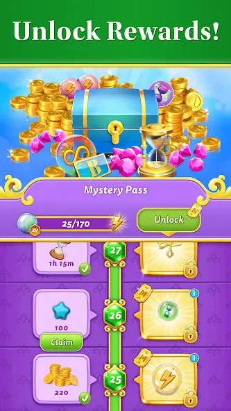 Merge Mansion (Мердж Мэншн) [МОД: Деньги, Монеты и Меню MOD] Screenshot 5