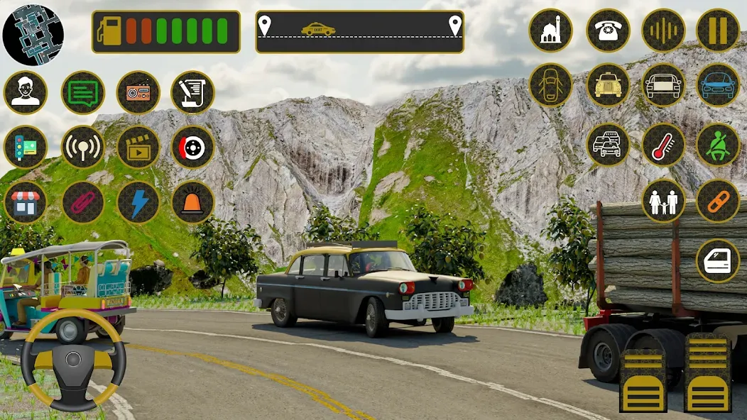 Indian Taxi Simulator car Game (Индийский такси симулятор автомобиля Игра) [МОД: Все открыто, Дополнительные деньги и Меню MOD] Screenshot 4
