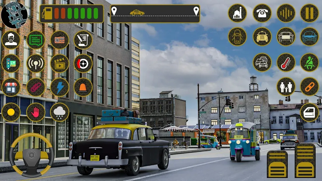 Indian Taxi Simulator car Game (Индийский такси симулятор автомобиля Игра) [МОД: Все открыто, Дополнительные деньги и Меню MOD] Screenshot 5