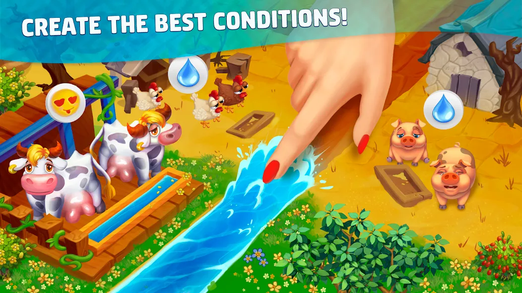 Harvest Land [МОД: Все открыто, Дополнительные деньги и Меню MOD] Screenshot 3