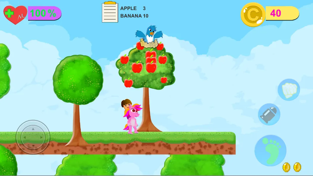 Dora Riding Pony Escape Jungle (Дора на Пони Едет из Джунглей) [МОД: Меню, Бесконечные монеты и Открытые уровни] Screenshot 1