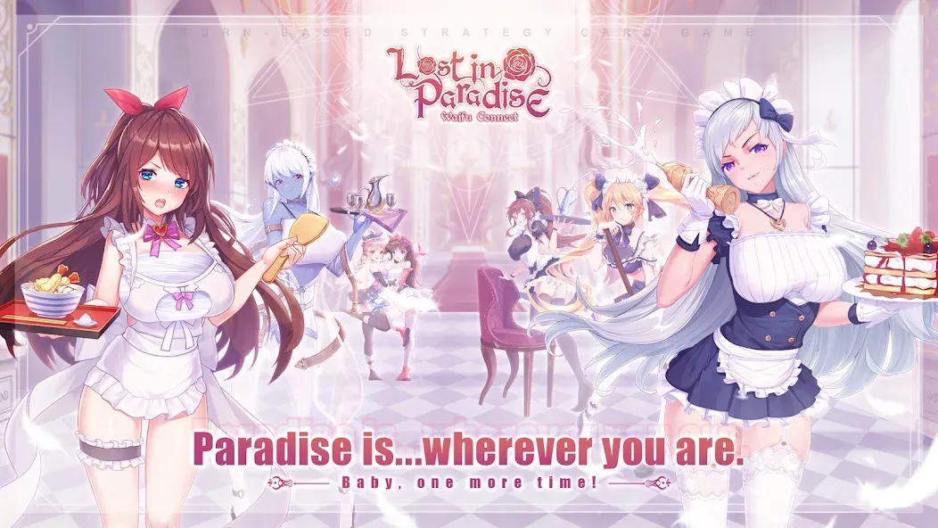 Lost in Paradise:Waifu Connect (Лост ин Парадайз) [МОД: Меню, Бесконечные монеты и Открытые уровни] Screenshot 1