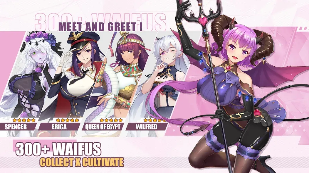 Lost in Paradise:Waifu Connect (Лост ин Парадайз) [МОД: Меню, Бесконечные монеты и Открытые уровни] Screenshot 2