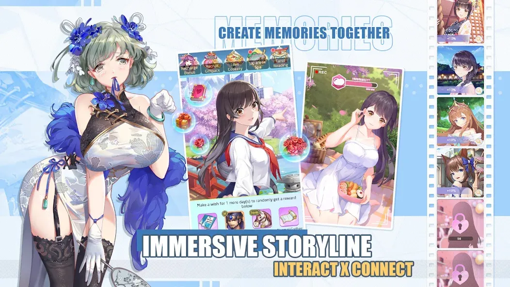 Lost in Paradise:Waifu Connect (Лост ин Парадайз) [МОД: Меню, Бесконечные монеты и Открытые уровни] Screenshot 3
