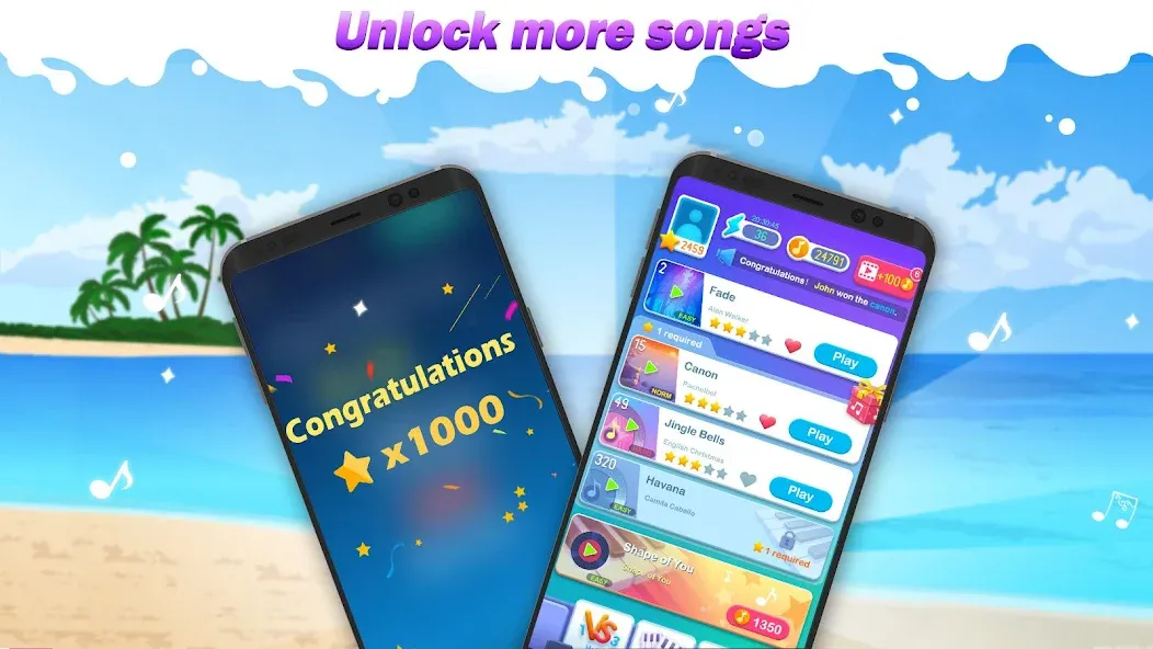 Dream Piano (Дрим Пиано) [МОД: Много денег, Монет и Все открыто] Screenshot 1